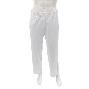 Givenchy Mens Sweatpants White Logo Drawstring Polyester Size 40